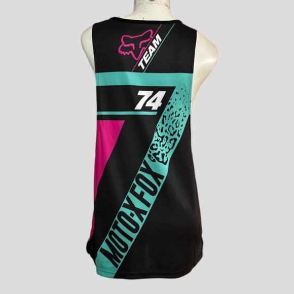 Fox Racing Womens Divizion Tech Muscle Tank Shirt Size Medium - Picture 4 of 11